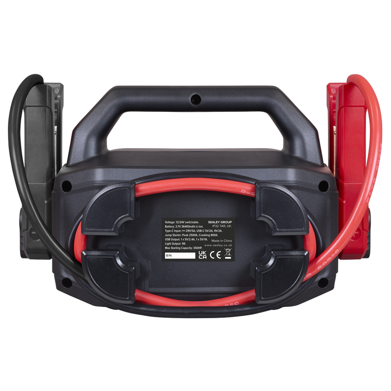 Sealey SL34S 2500A 12/24V Lithium Jump Starter Power Pack
