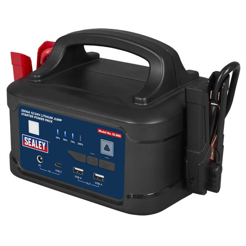 Sealey SL36S 3500A 12/24V Lithium Jump Starter Power Pack