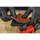 Sealey SMTA10 9pc Detail Sander - 90mm Sanding Sheet Set