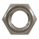 Sealey SS5 Stainless Steel Nut M5 A2, DIN 934 - Pack of 100