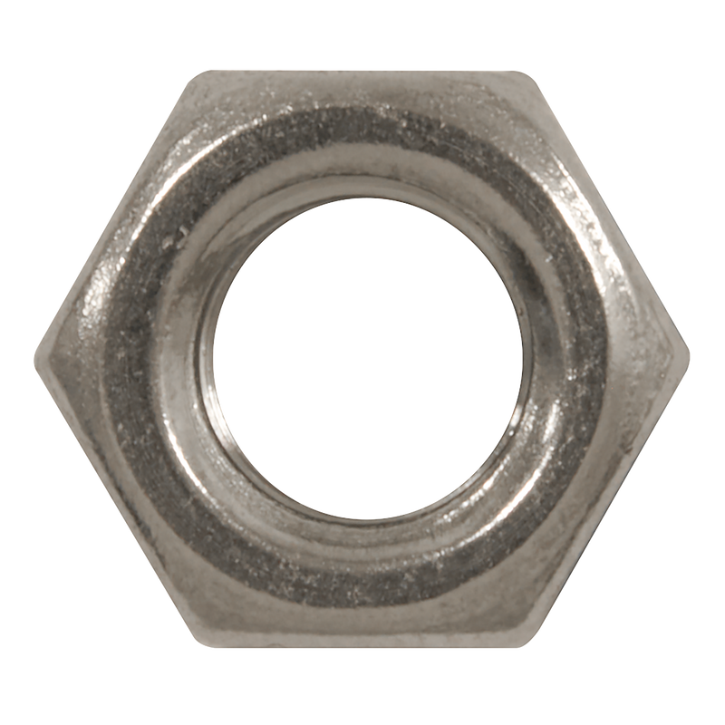Sealey SS5 Stainless Steel Nut M5 A2, DIN 934 - Pack of 100