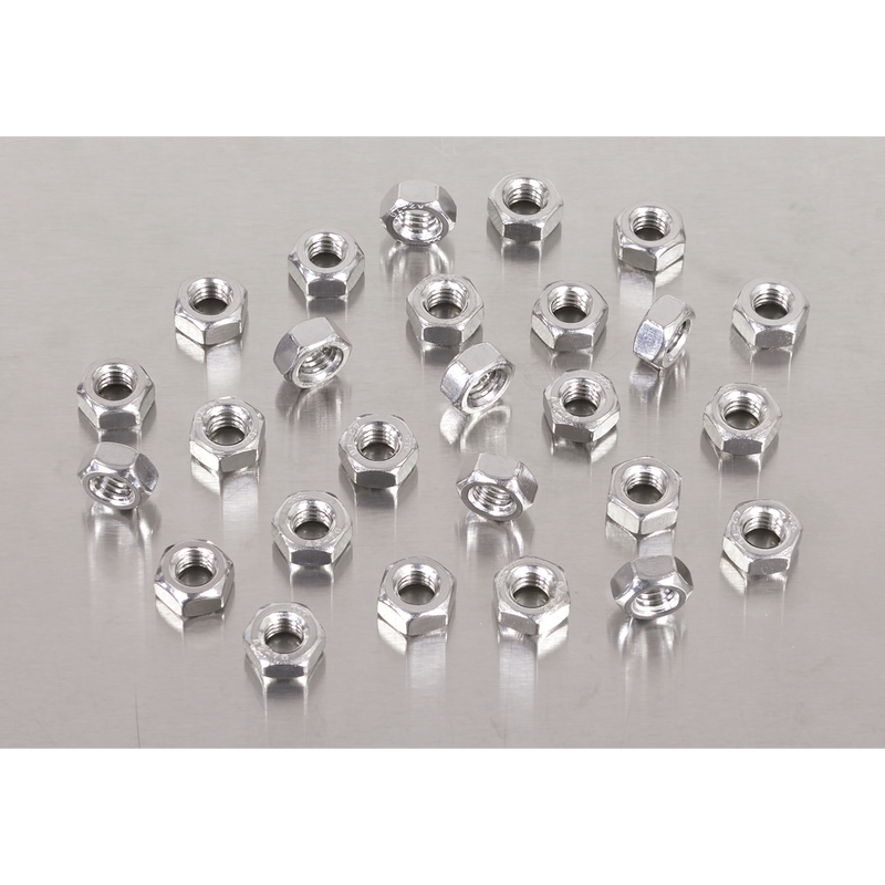 Sealey SS6 Stainless Steel Nut Din 934  M6 - Pack of 100