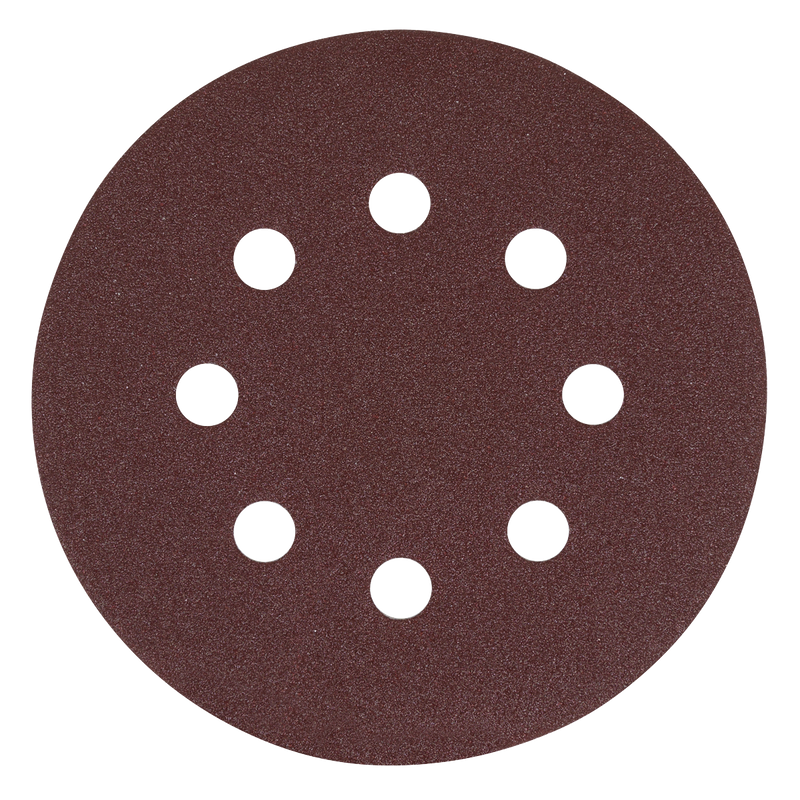 Sealey SSDS02 Hook-and-Loop Sanding Disc Set 125mm 10pc