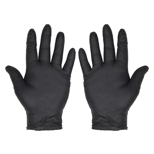 Sealey SSP60XL Extra Thick Powder-Free Disposable Nitrile Gloves, X-Large - Pack of 100