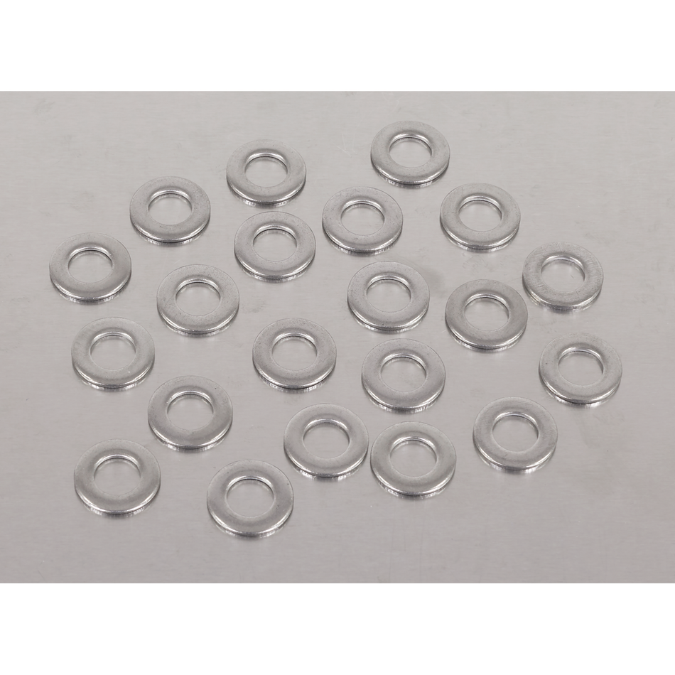 Sealey SSW10 Stainless Steel Flat Washer M10 A2, DIN 125 - Pack of 100