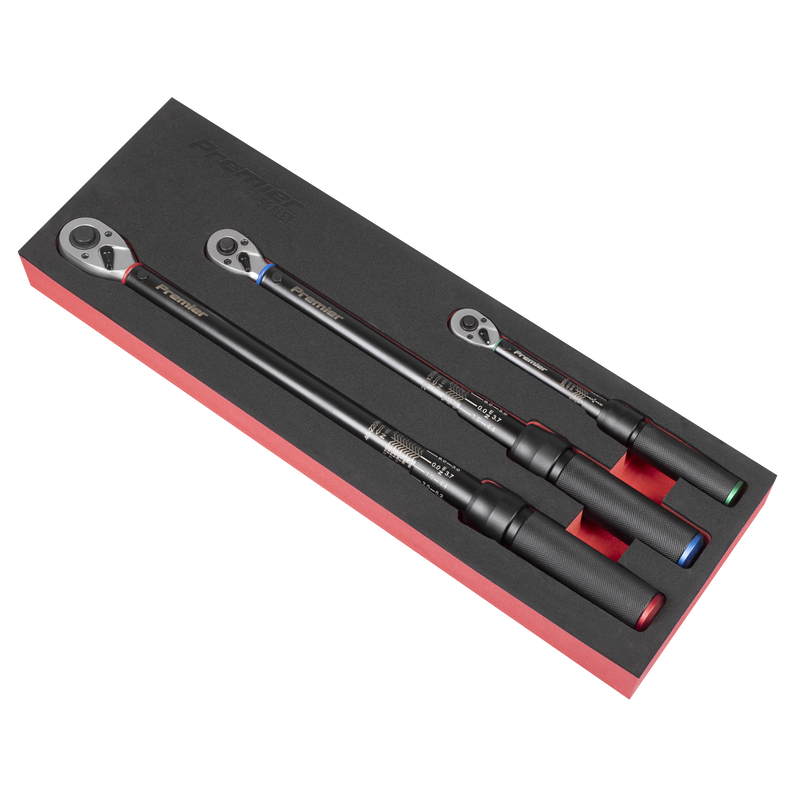 Sealey STW900SETB Torque Wrench Micrometer 3pc Set – Premier Black