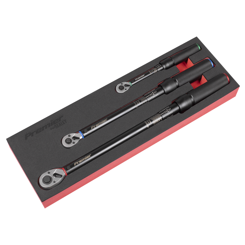 Sealey STW900SETB Torque Wrench Micrometer 3pc Set – Premier Black