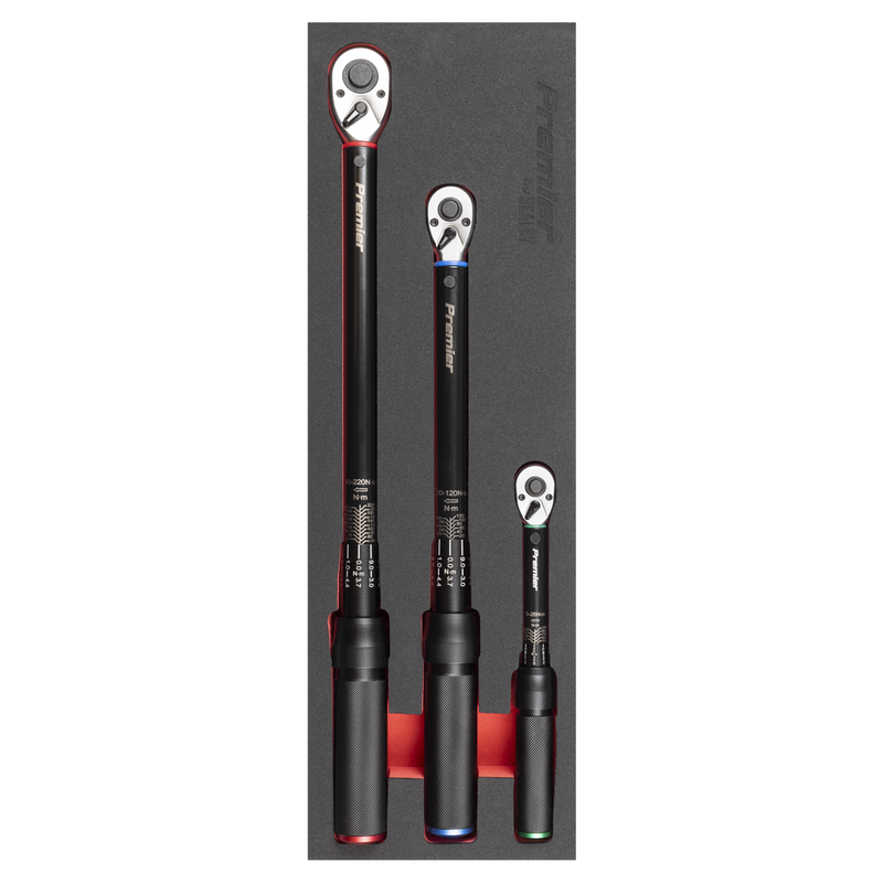 Sealey STW900SETB Torque Wrench Micrometer 3pc Set – Premier Black