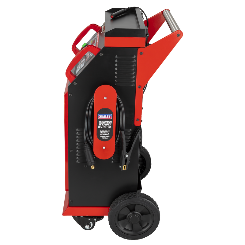 Sealey SUPERSTART750E 6/12/24V Battery Starter/Charger 750A