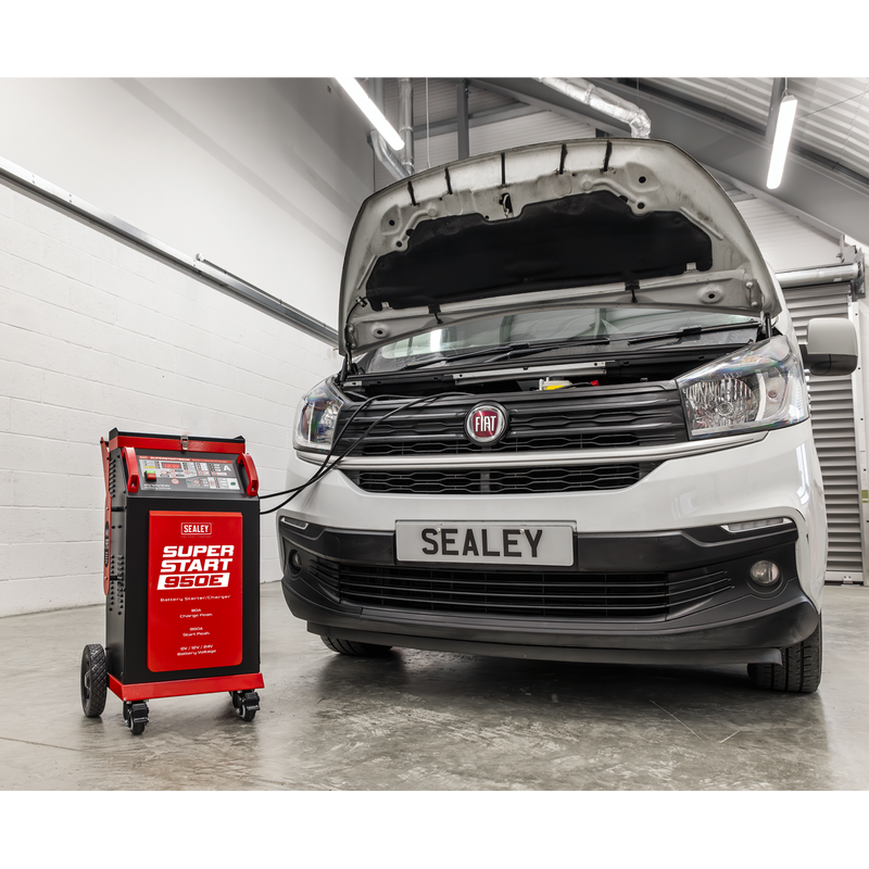 Sealey SUPERSTART950E 6/12/24V Battery Starter/Charger 950A