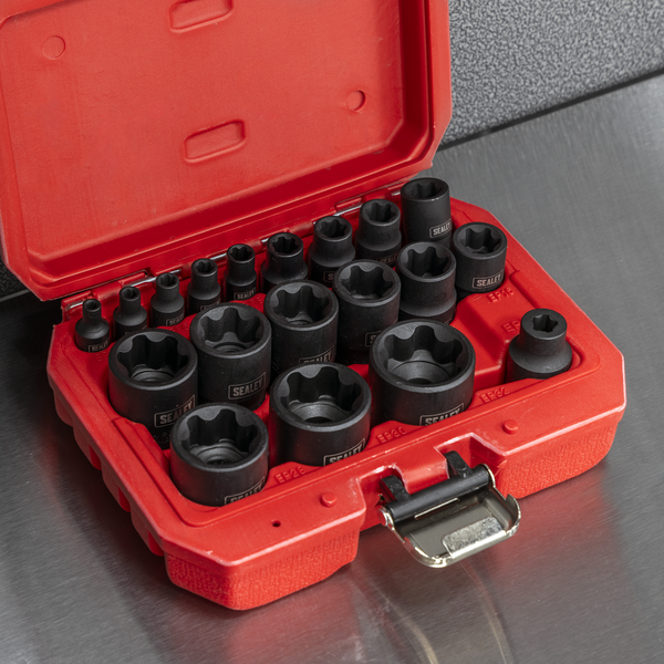 Sealey SX097 External TRX-P* Socket Set 19pc