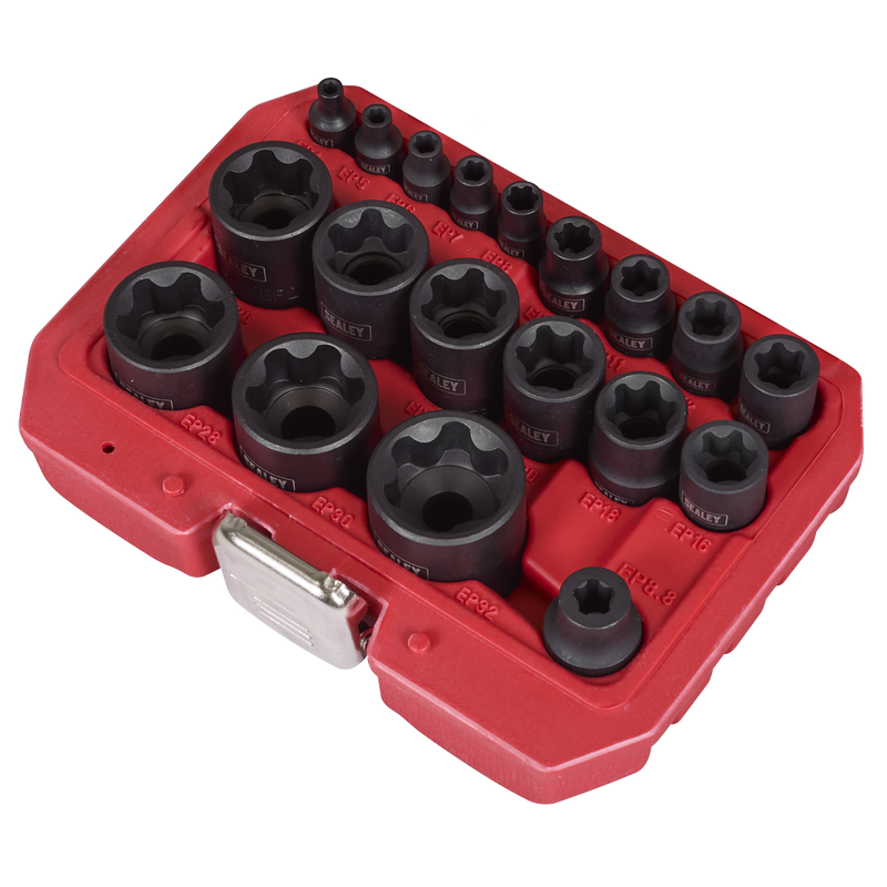 Sealey SX097 External TRX-P* Socket Set 19pc