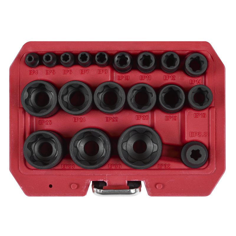 Sealey SX097 External TRX-P* Socket Set 19pc