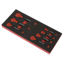 Sealey TBTE03 Insulated Open-End Spanner Set with Tool Tray 7pc VDE Approved