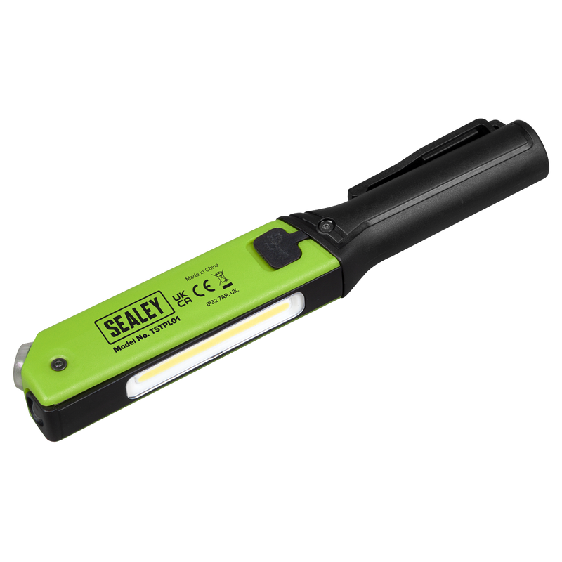 Sealey TSTPL01 2-in-1 Tyre Pressure Gauge & Pen Light