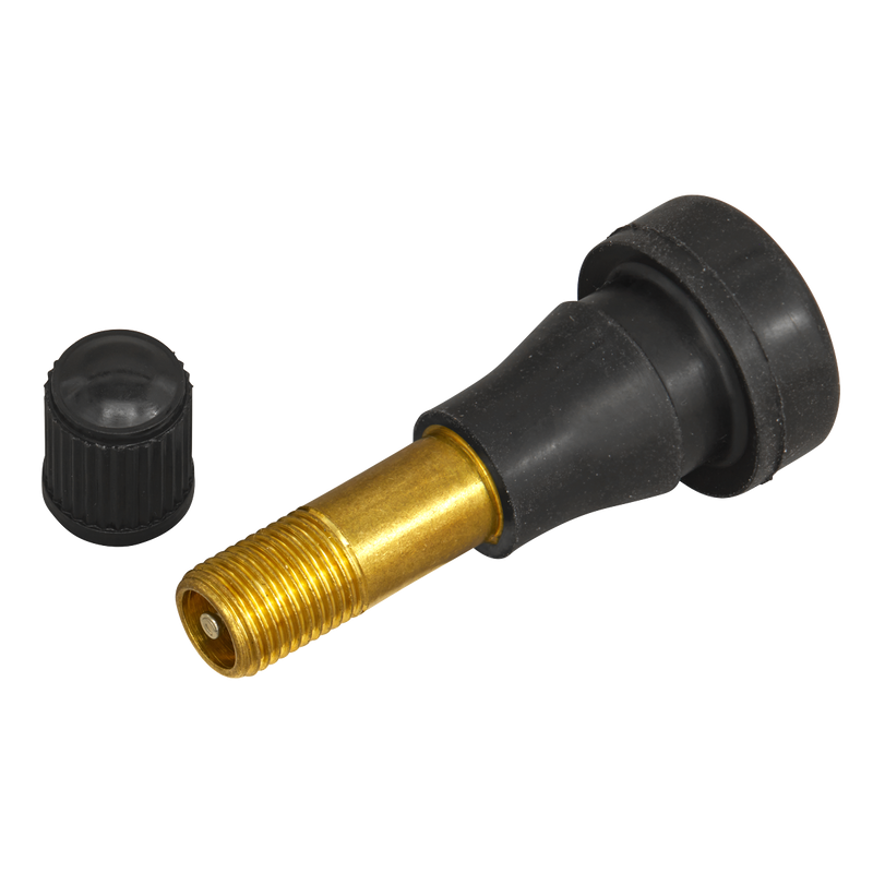 Sealey TVHP1 Pack of 50 - Snap-in Tubeless High Pressure Tyre Valve TR600