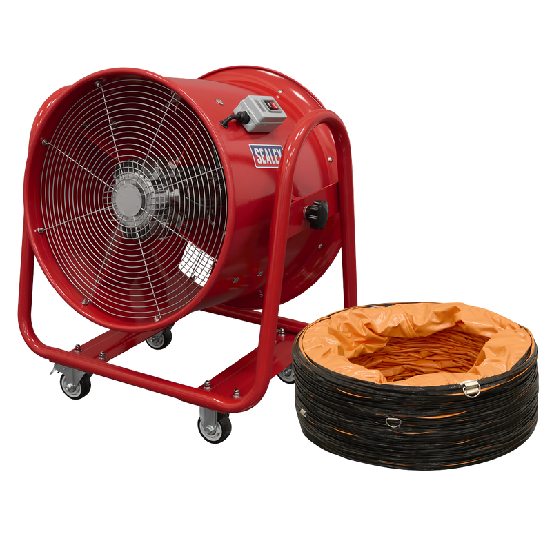 Sealey VEN500 Portable Ventilator Ø500mm with 5m Ducting