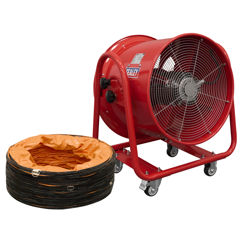 Sealey VEN500 Portable Ventilator Ø500mm with 5m Ducting