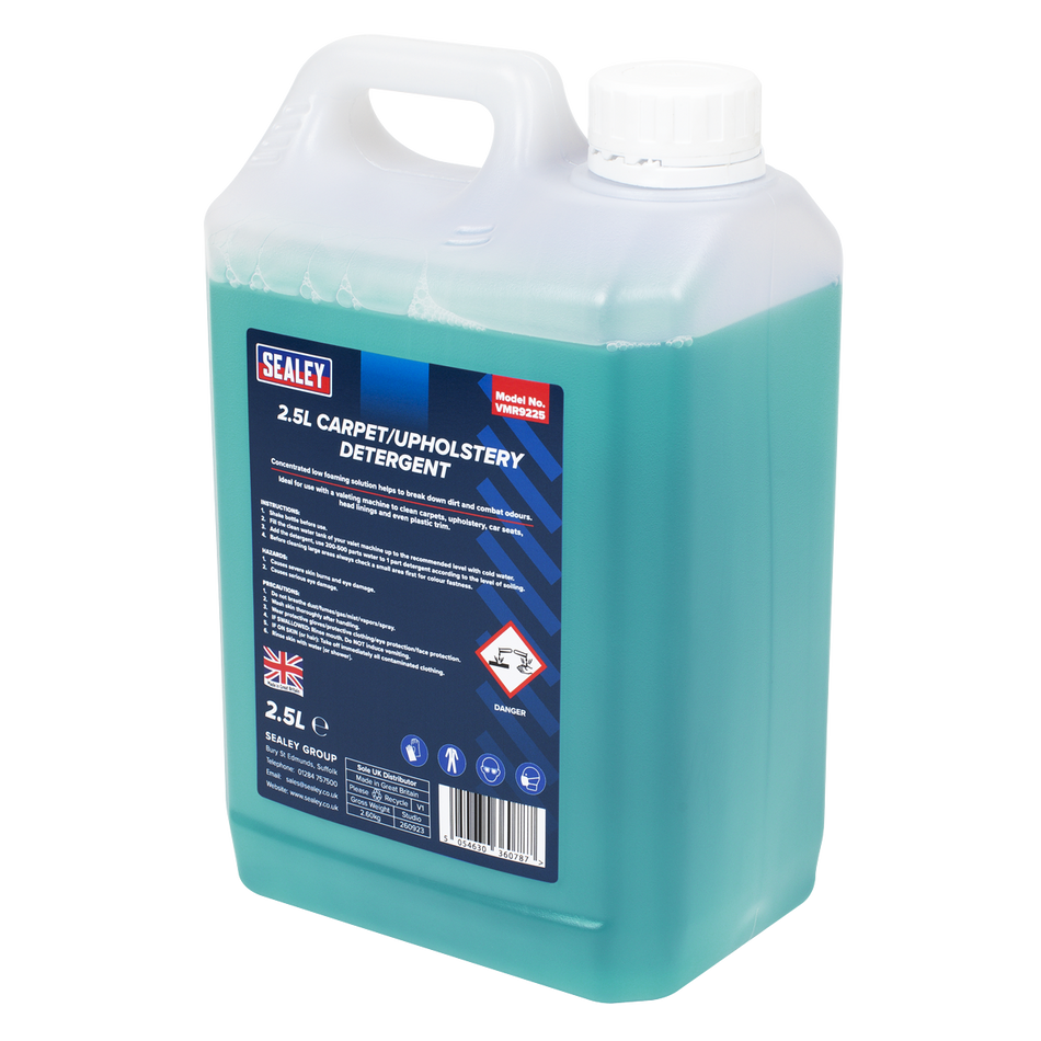 Sealey VMR9225 Carpet/Upholstery Detergent 2.5L