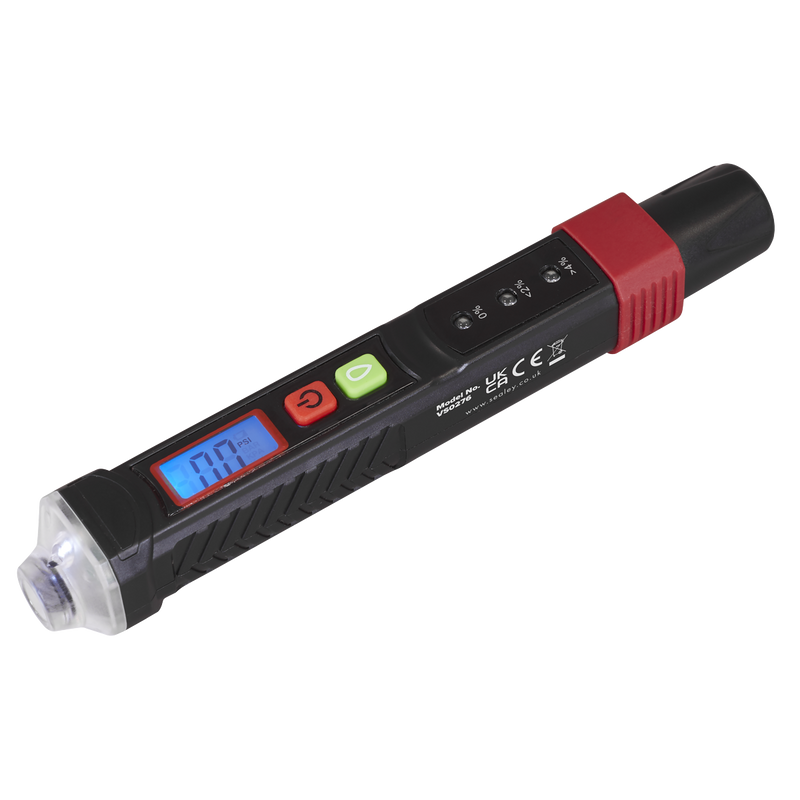 Sealey VS0276 2-In-1 Brake Fluid Tester & Tyre Pressure Gauge