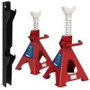 Sealey VS2006COMBO Axle Stand & Axle Stand Storage Rack Combo 6 Tonne