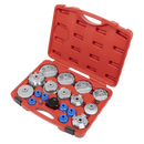 Sealey VS7013 Oil Filter Cap Wrench Set 19pc