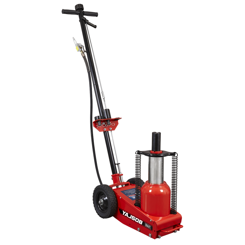 Sealey YAJ50B Air Operated Single Stage Trolley Jack 50 Tonne