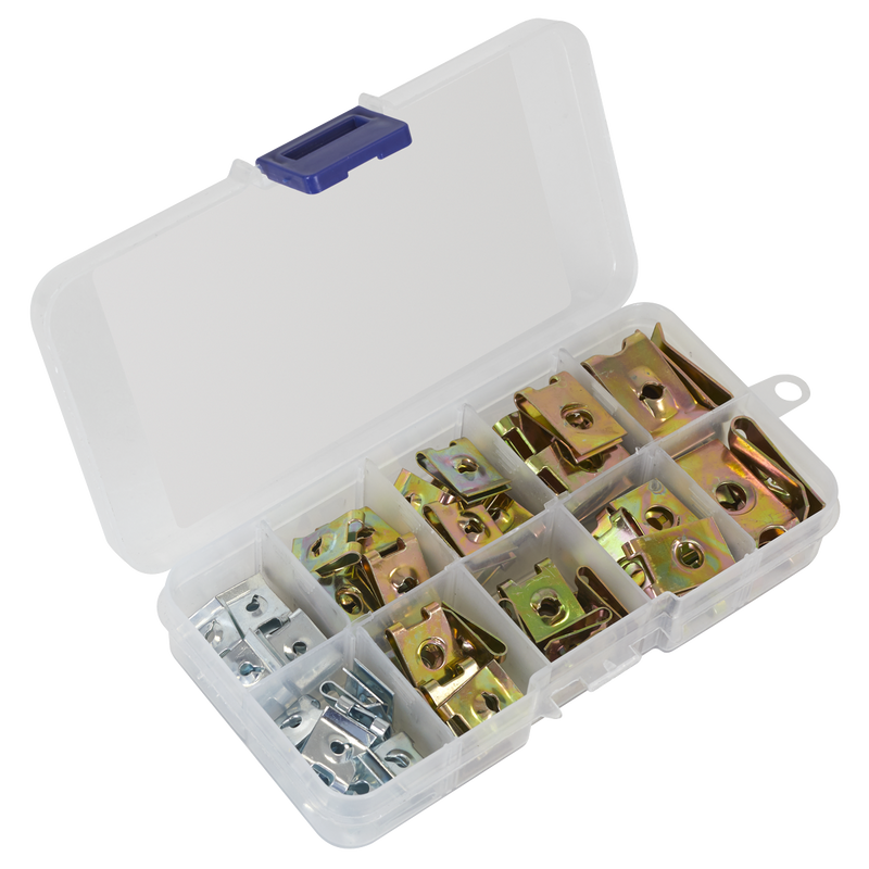 Sealey AB074SN Spire Nut Assortment 74pc