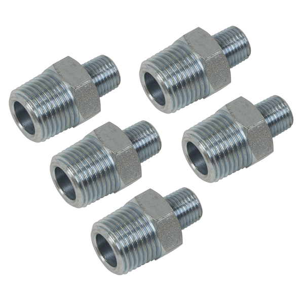 Sealey AC101 Reducing Union 1/2"BSPT to 1/4"BSPT - Pack of 5