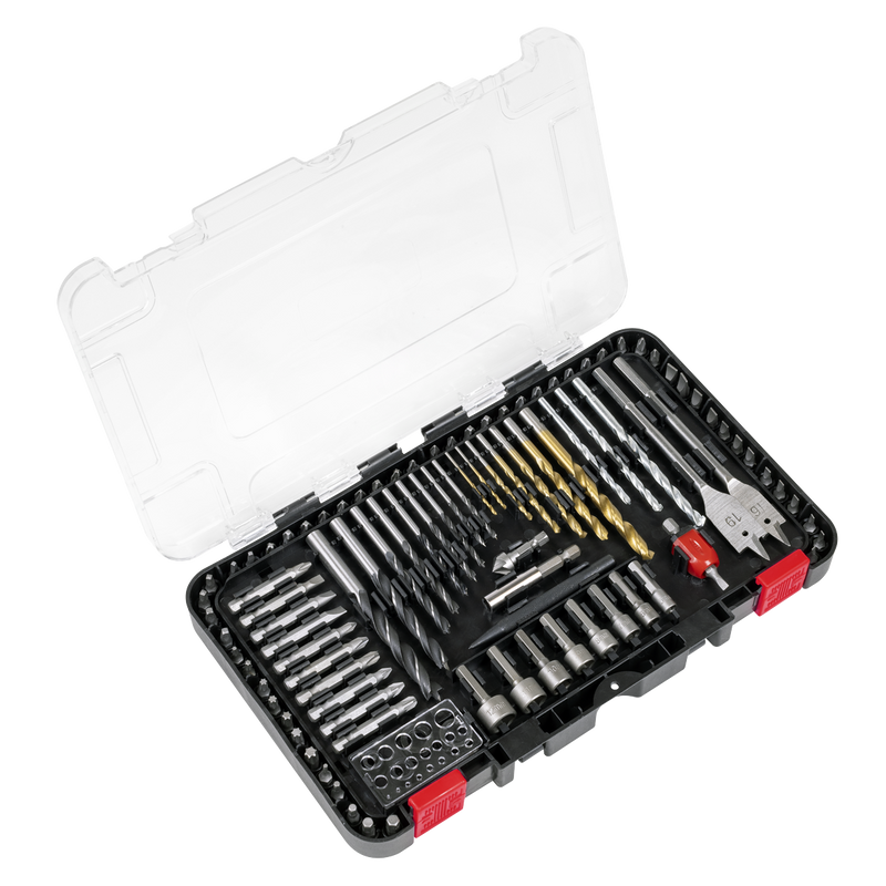 Sealey AK47104 Drill & Bit Accessory Set 104pc