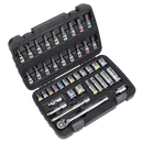 Sealey AK7915 Socket & Socket Bit Set 3/8"Sq Drive 42pc
