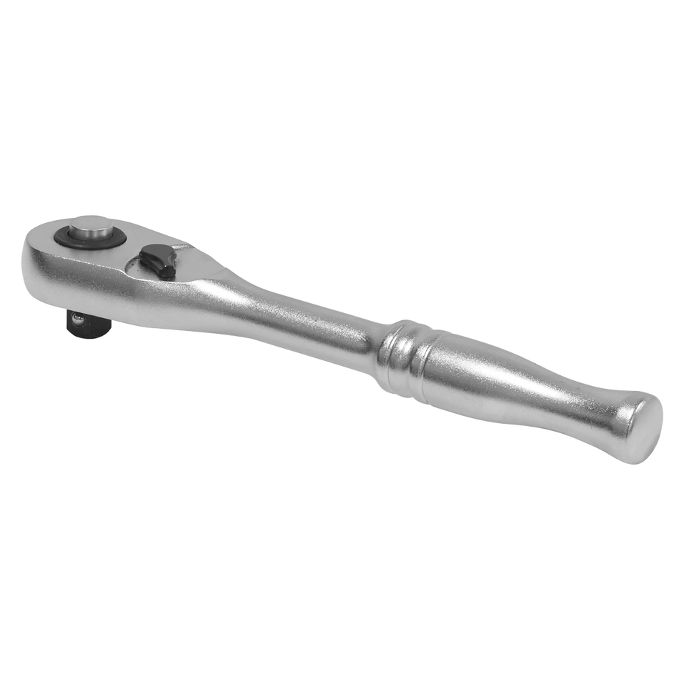 Sealey AK7930 Ratchet Wrench 1/4"Sq Drive 90-Tooth Flip Reverse - Premier Platinum