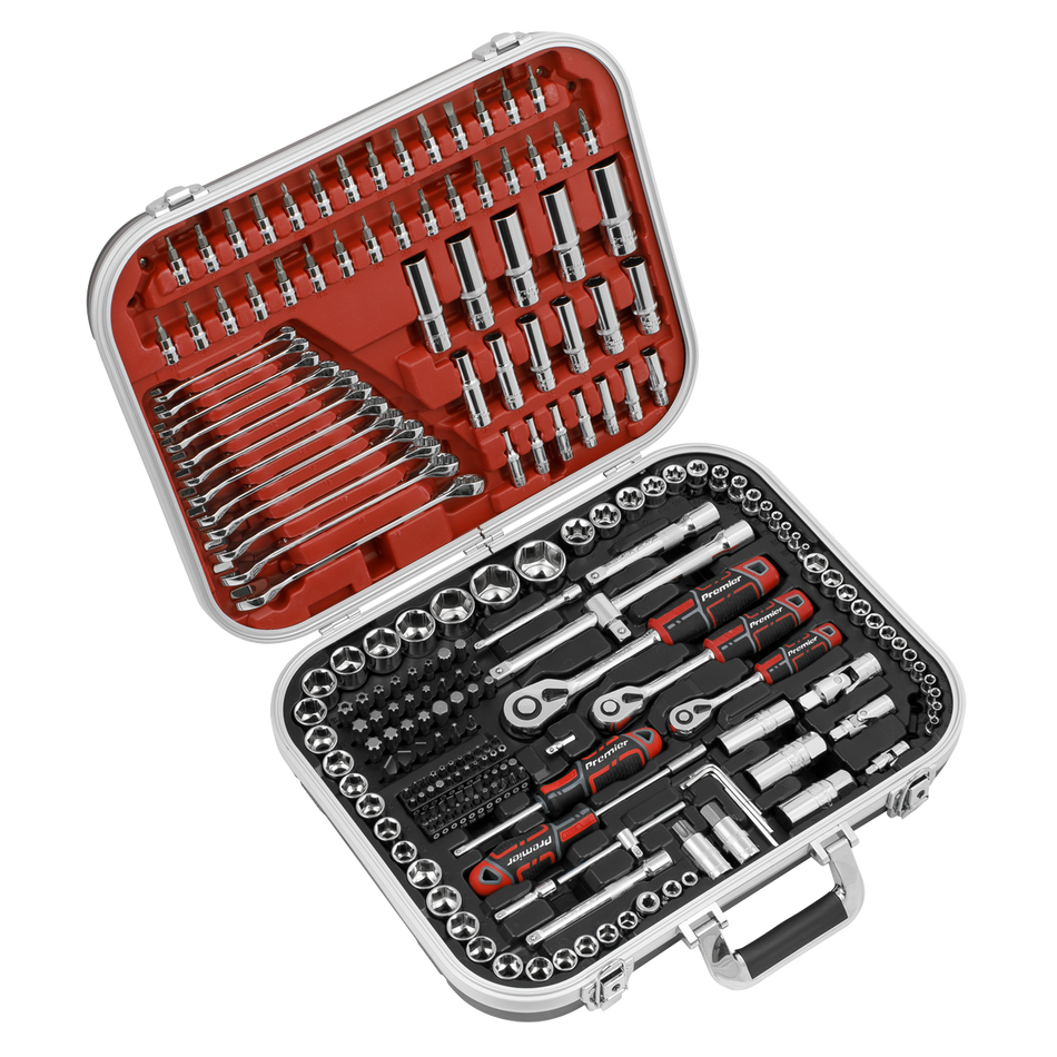 Sealey AK7982 Socket Set 216pc 1/4", 3/8" & 1/2"Sq Drive WallDrive
