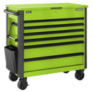 Sealey AP366HV Tool Trolley 6 Drawer with Ball Bearing Slides - Green