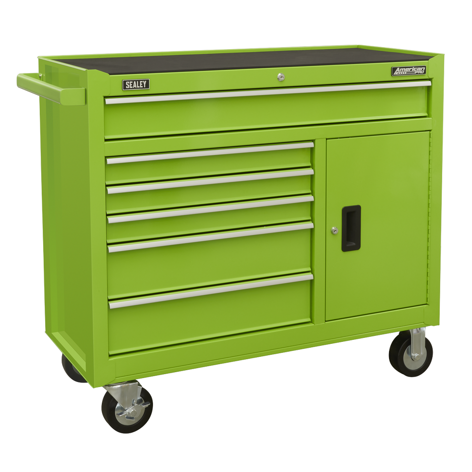 Sealey AP4106HV Rollcab 6 Drawer with Ball Bearing Slides - Green