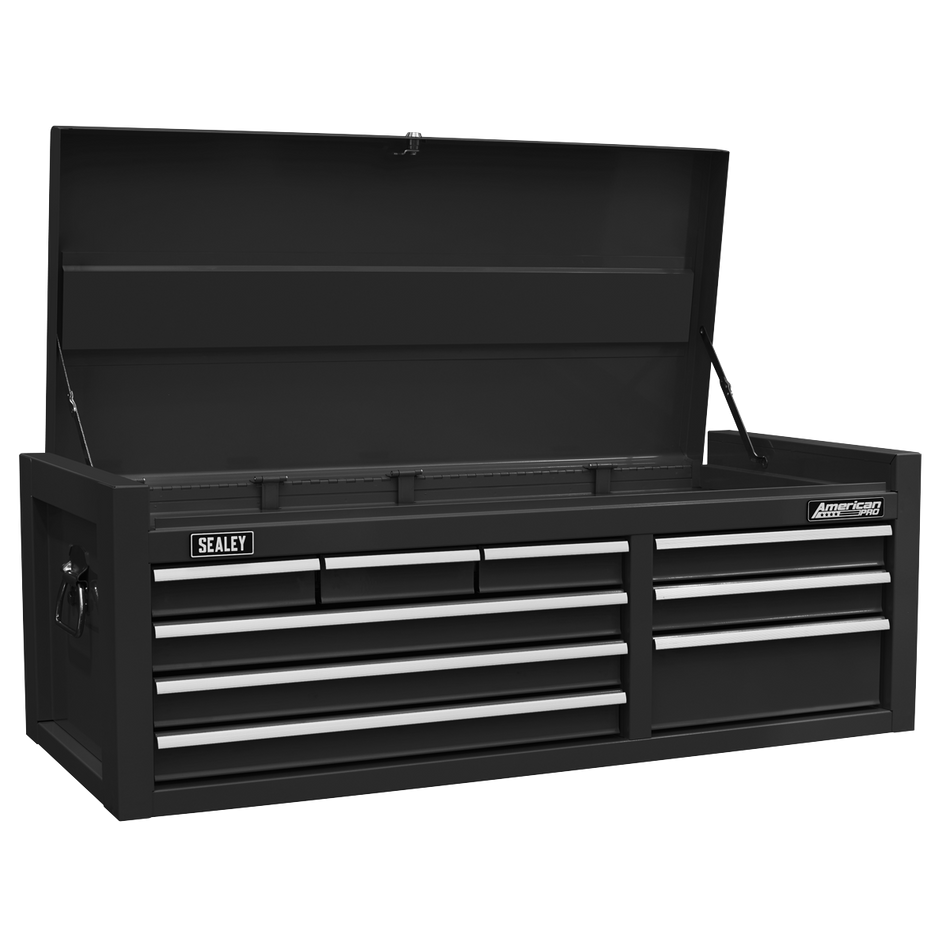 Sealey AP4109B Topchest 9 Drawer with Ball Bearing Slides - Black
