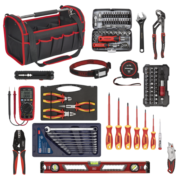 Sealey AP505KIT Premier Electrician's Tool Kit 100pc