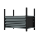 Sealey APMRM2 Modular Storage Mid Unit 3 Drawer & 1 Shelf 580mm