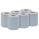 Sealey BLU60 Blue Embossed 2-Ply Paper Roll 60m - Pack of 6
