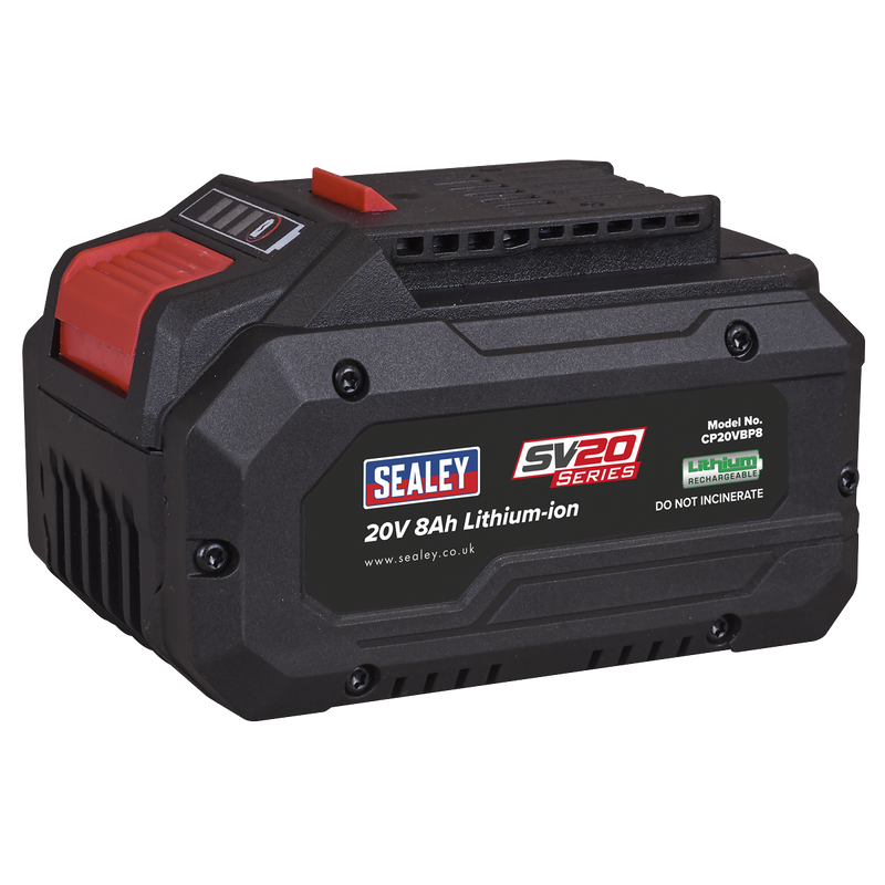 Sealey CP20VBP8 SV20 Series Power Tool Battery 20V 8Ah