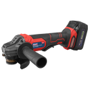 Sealey CP401LI 115mm Cordless Angle Grinder 18V 3Ah - Red