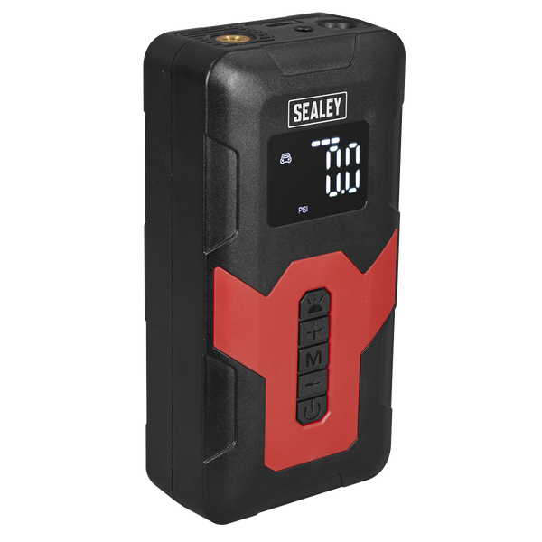 Sealey CTI140 Rechargeable Tyre Inflator & Power Bank with Worklight 12V