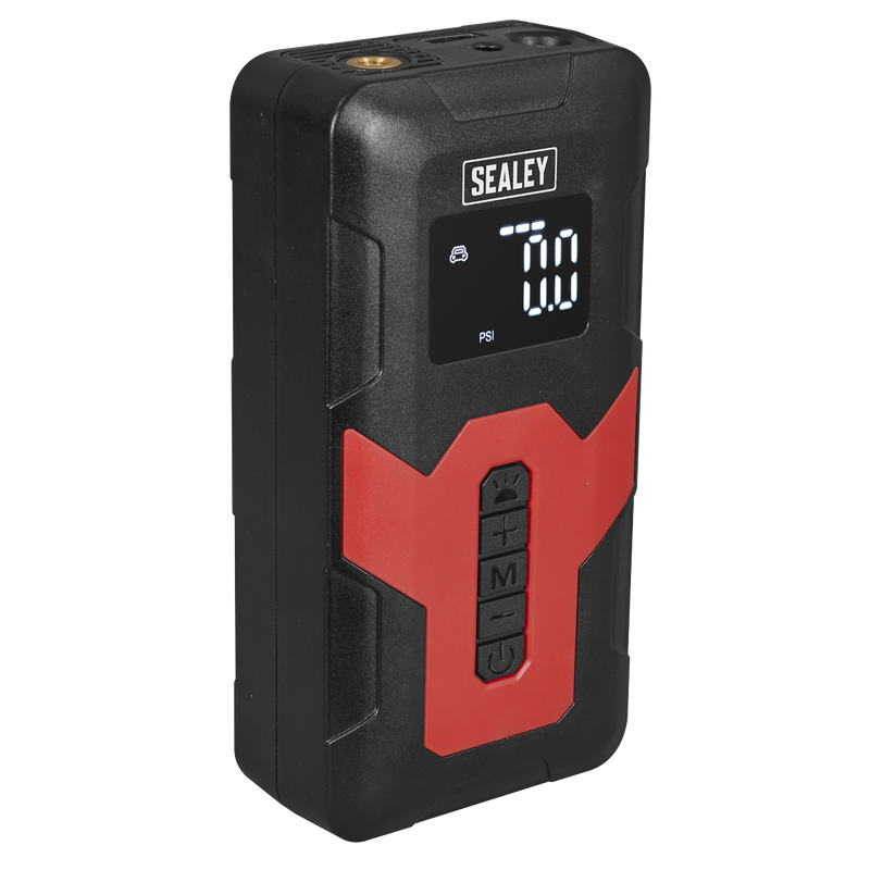 Sealey CTI140 Rechargeable Tyre Inflator & Power Bank with Worklight 12V