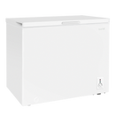 Baridi DH111  Freestanding Chest Freezer, 199L Capacity, Garages and Outbuilding Safe, -12 to -24 degreeC Adjustable Thermostat with Refrigeration Mode, White