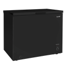 Baridi DH151  Freestanding Chest Freezer, 199L Capacity, Garages and Outbuilding Safe, -12 to -24 degreeC Adjustable Thermostat with Refrigeration Mode, Black