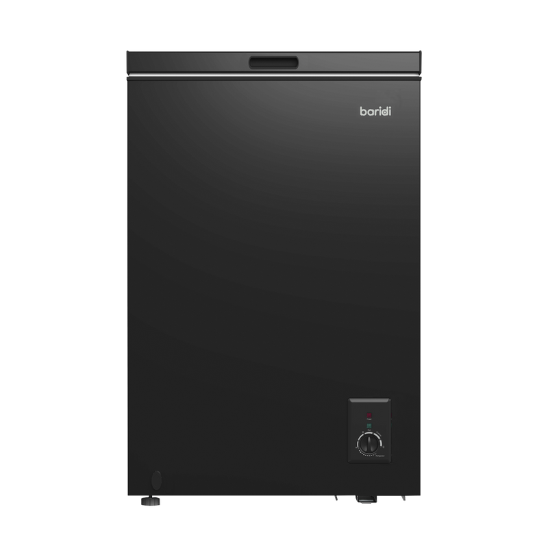 Baridi DH153  Freestanding Chest Freezer, 99L Capacity, -12 to -24 degreeC Adjustable Thermostat, Black - DH153