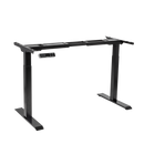 Dellonda DH16 Dellonda Black Electric Adjustable Desk Frame, Digital Controls 100kg Heavy Duty