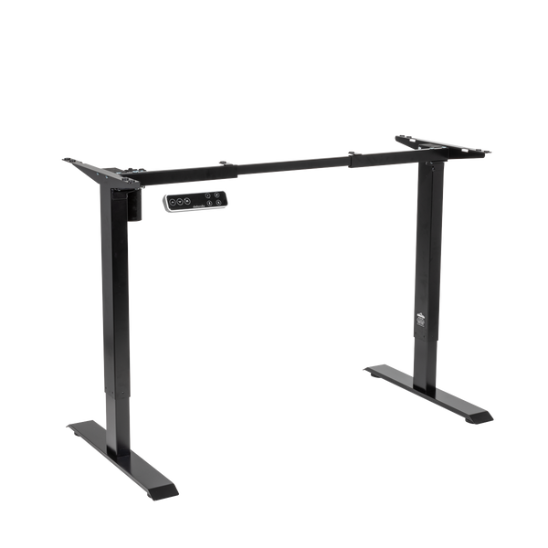 Dellonda DH18 Dellonda Electric Adjustable Desk Frame, Digital Controls, 70kg Capacity, Black