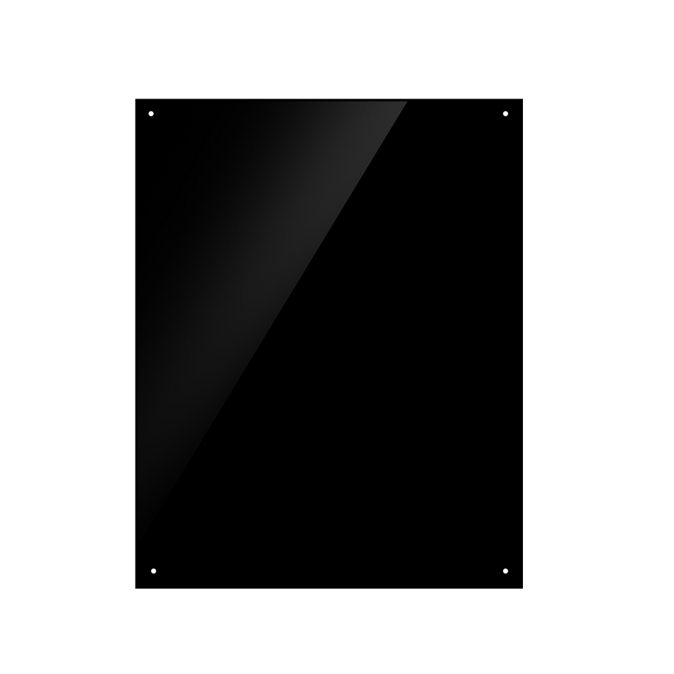 Baridi DH194  60cm Splashback for Cooker Hoods, Extractor Fans, Black Glass