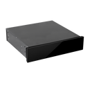 Baridi DH201  60cm Built-In Warming Drawer, Push-to-Open, Anti-Slip Mat, Black